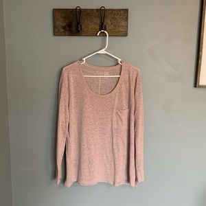 Old Navy Long sleeve Boyfriend tee—Size L